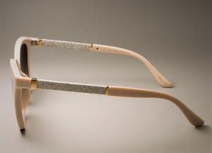 Silver Cat Eye Glasses